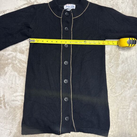 VINTAGE BALLANTYNE OF PEEBLES 100% PURE CASHMERE CARDIGAN PARIS SCOTLAND SWEATER - Picture 10 of 10